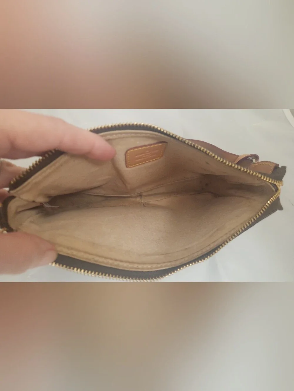 Louis Vuitton Monogram Mini Shoulder Pochette in Brown